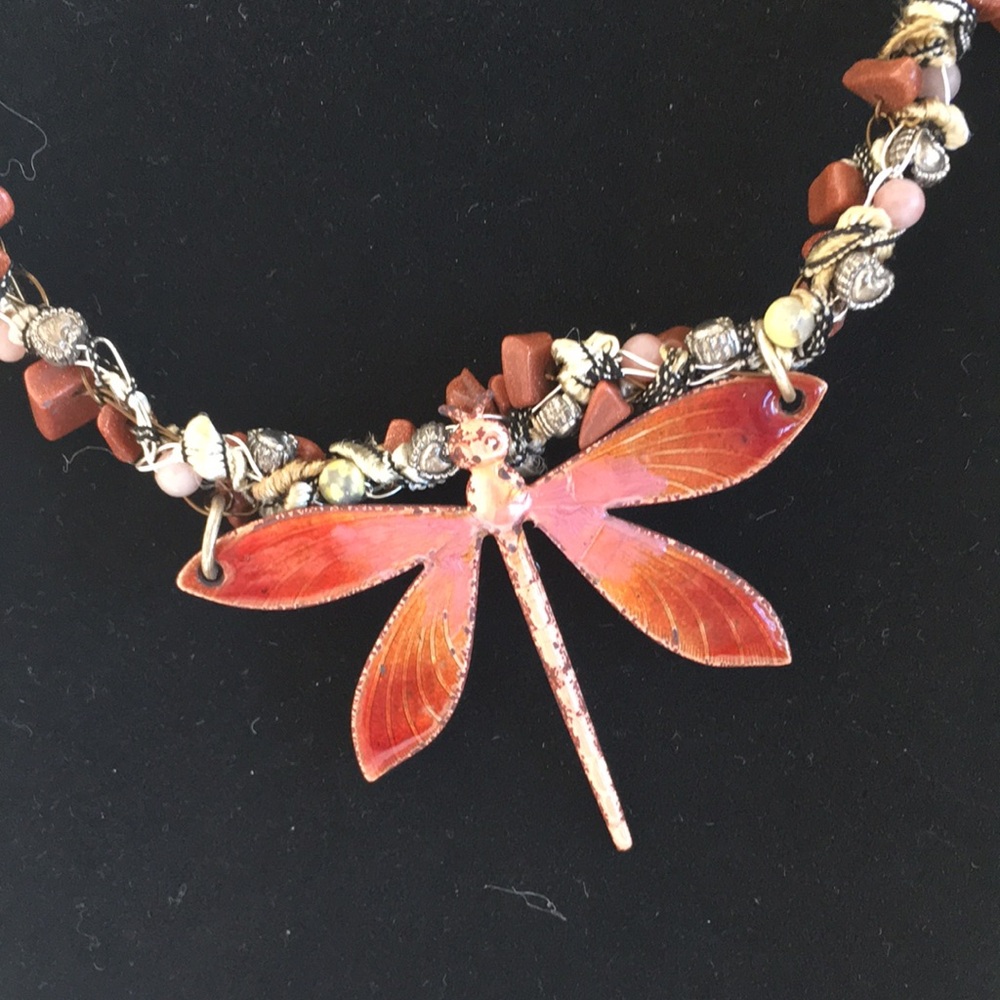 Unique Shell & Bead Necklace - image 1